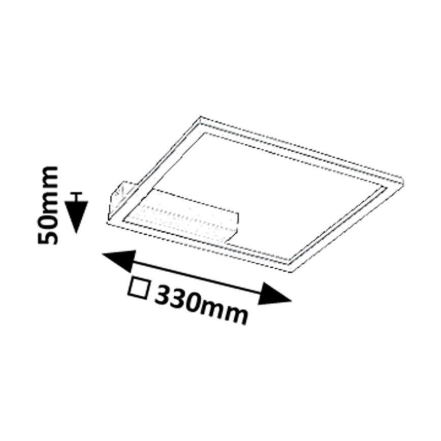 Rabalux - Plafonnier LED/24W/230V 3000K