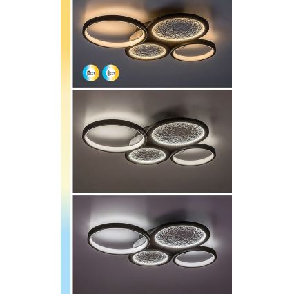 Rabalux - Plafonnier à intensité variable LED/40W/230V 3000-6500K + Télécommande