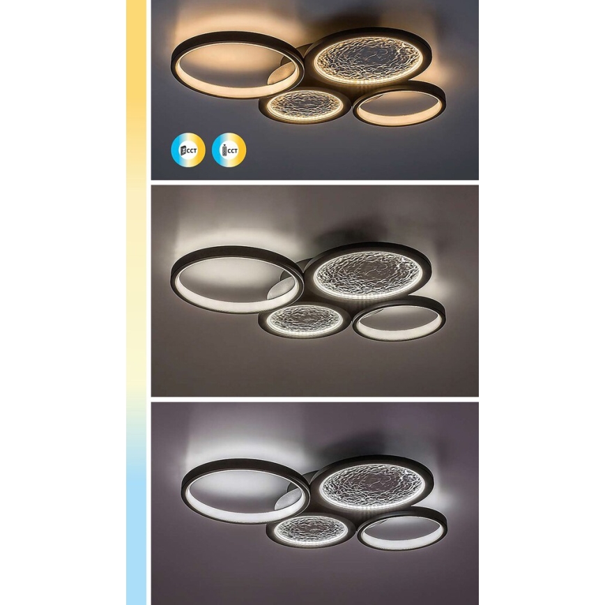 Rabalux - Plafonnier à intensité variable LED/40W/230V 3000-6500K + Télécommande