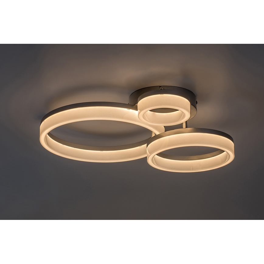 Rabalux - Plafonnier LED/24W/230V 3000/4000/6500K chrome mat