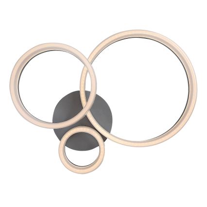 Rabalux - Plafonnier LED/24W/230V 3000/4000/6500K 38x51 cm chrome mat