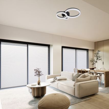 Rabalux - LED Plafondlamp LED/24W/230V 3000/4000/6500K zwart