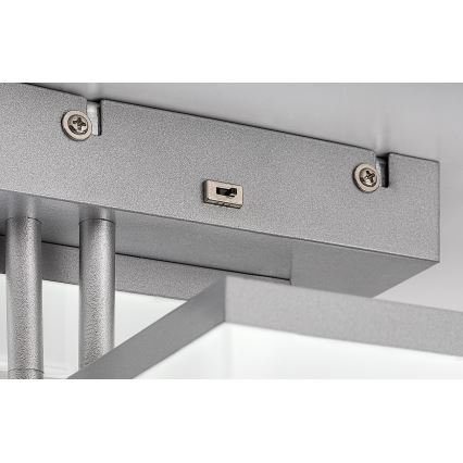 Rabalux - LED Plafondlamp LED/22W/230V 3000/4000/6500K mat chroom