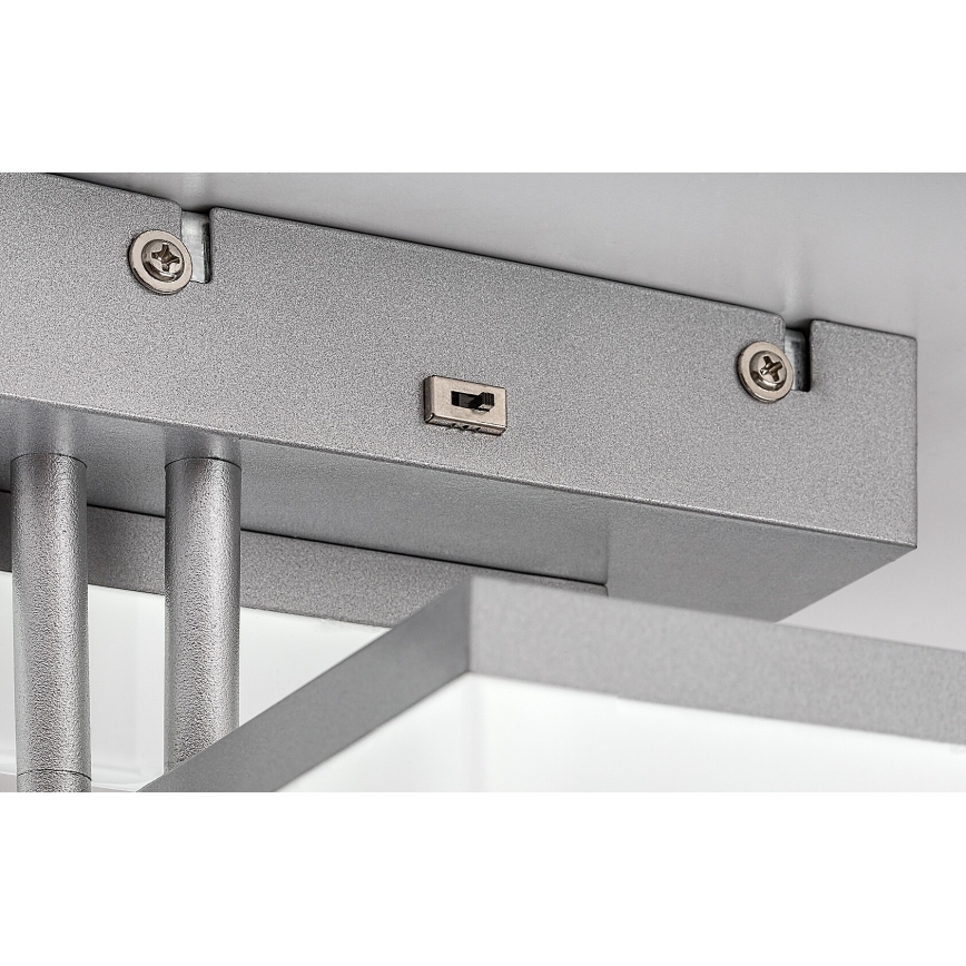 Rabalux - LED Plafondlamp LED/22W/230V 3000/4000/6500K mat chroom