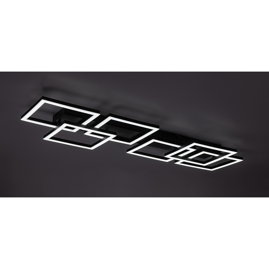 Rabalux - dimbare LED-plafondlamp LED/40W/230V 3000-6500K 33x100 cm zwart + afstandsbediening