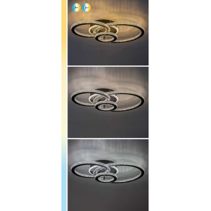 Rabalux - Dimbare LED-plafondlamp LED/40W/230V 3000-6500K + afstandsbediening 35x52 cm