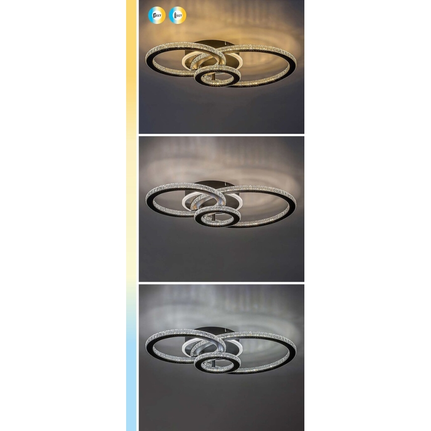 Rabalux - Dimbare LED-plafondlamp LED/40W/230V 3000-6500K + afstandsbediening 35x52 cm