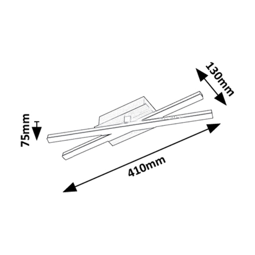 Rabalux - LED Plafondlamp LED/16W/230V 4000K