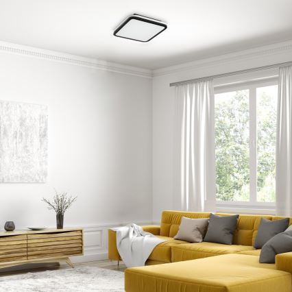 Rabalux - LED RGB dimbare plafondlamp LED/43W/230V 3000-6500K + afstandsbediening 35x35 cm