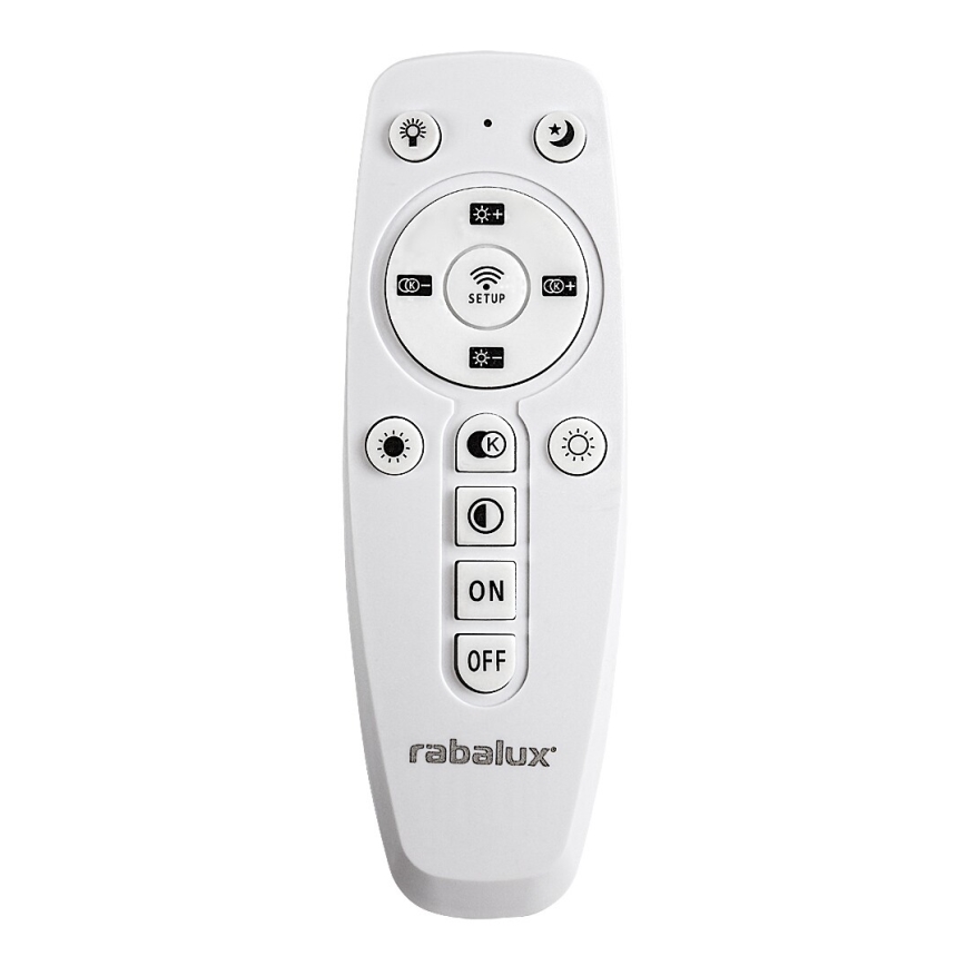 Rabalux - Plafonnier LED dimmable LED/32W/230V 3000-6500K Ø 31 cm beige + télécommande