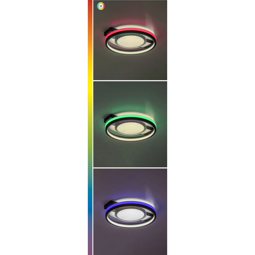 Rabalux - Plafonnier à intensité variable RGB LED/40W/230V 3000-6500K + Télécommande
