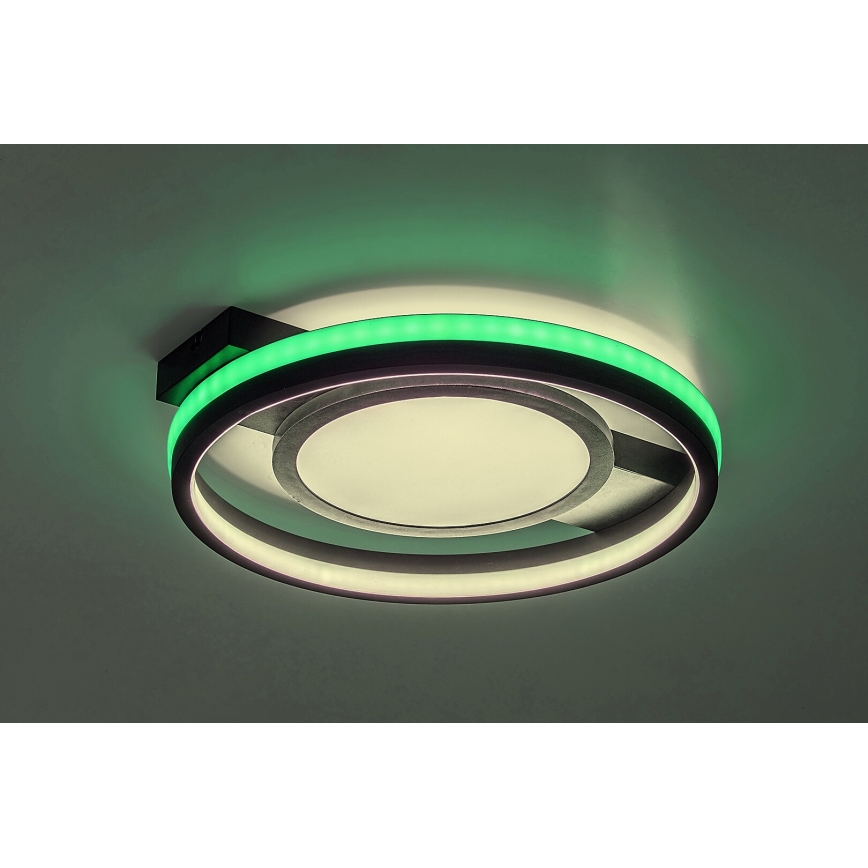 Rabalux - Plafonnier LED RGB dimmable LED/40W/230V 3000-6500K avec télécommande Ø 43 cm