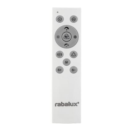 Rabalux - Plafonnier à intensité variable RGB LED/40W/230V 3000-6500K + Télécommande