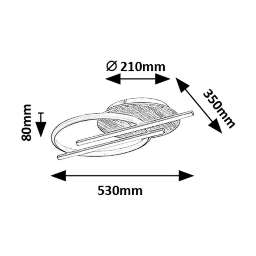 Rabalux - LED Plafondlamp LED/40W/230V 3000/4000/6500K