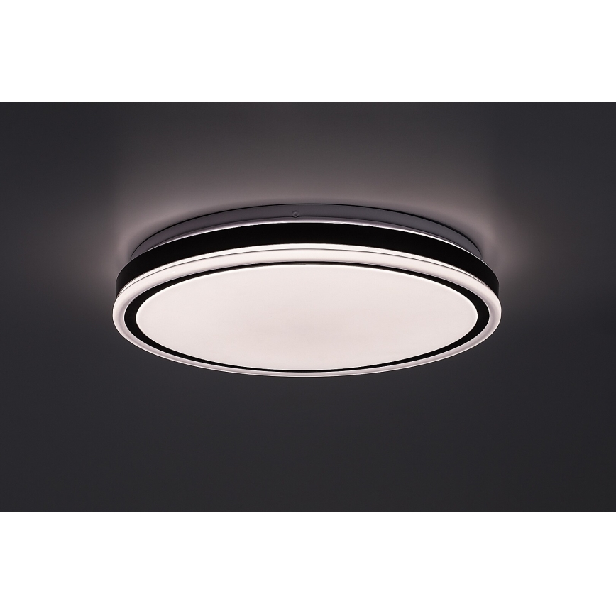 Rabalux - dimbare LED-plafondlamp LED/20W/230V 3000-6500K Ø 38,5 cm zwart + afstandsbediening