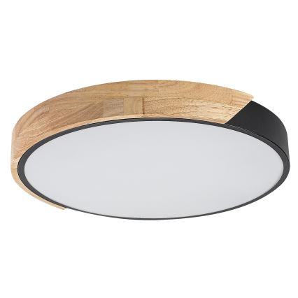 Rabalux - Plafonnier LED 24W/230V 4000K noir/chêne Ø 41 cm