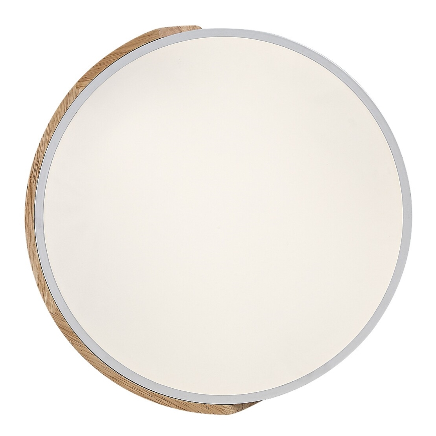 Rabalux - LED plafondlamp LED/24W/230V 3000K wit/eik Ø 41 cm
