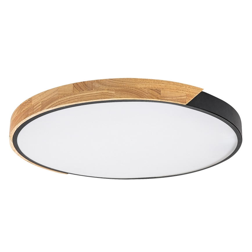 Rabalux - LED plafondlamp LED/42W/230V 3000/4000/6500K zwart/eiken Ø 61 cm