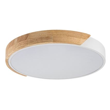 Rabalux - LED-plafondlamp LED/40W/230V 3000/4000/6500K wit/eiken Ø 61 cm