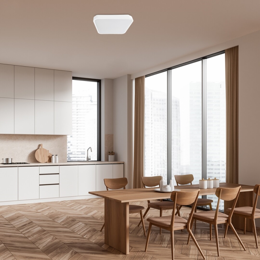 Rabalux - LED Badkamer plafondlamp LED/24W/230V 3000/4000/6000K IP44 29x29 cm wit