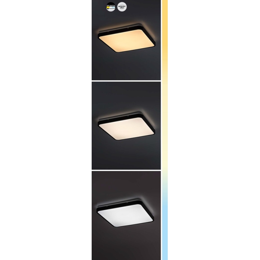 Rabalux - LED Badkamer plafondlamp LED/24W/230V 3000/4000/6000K IP44 29x29 cm wit