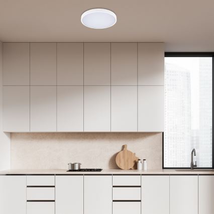 Rabalux - LED Badkamer plafondlamp LED/24W/230V 3000/4000/6000K IP44 diameter 35,5 cm wit