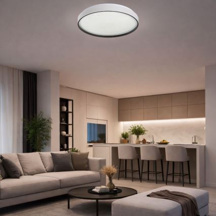 Rabalux - Plafonnier LED dimmable LED/80W/230V 3000-6500K Ø 77 cm + télécommande