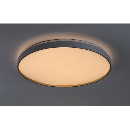 Rabalux - Dimbare LED-plafondlamp, 60 W, 230 V, 3000–6500 K, Ø 58 cm + afstandsbediening
