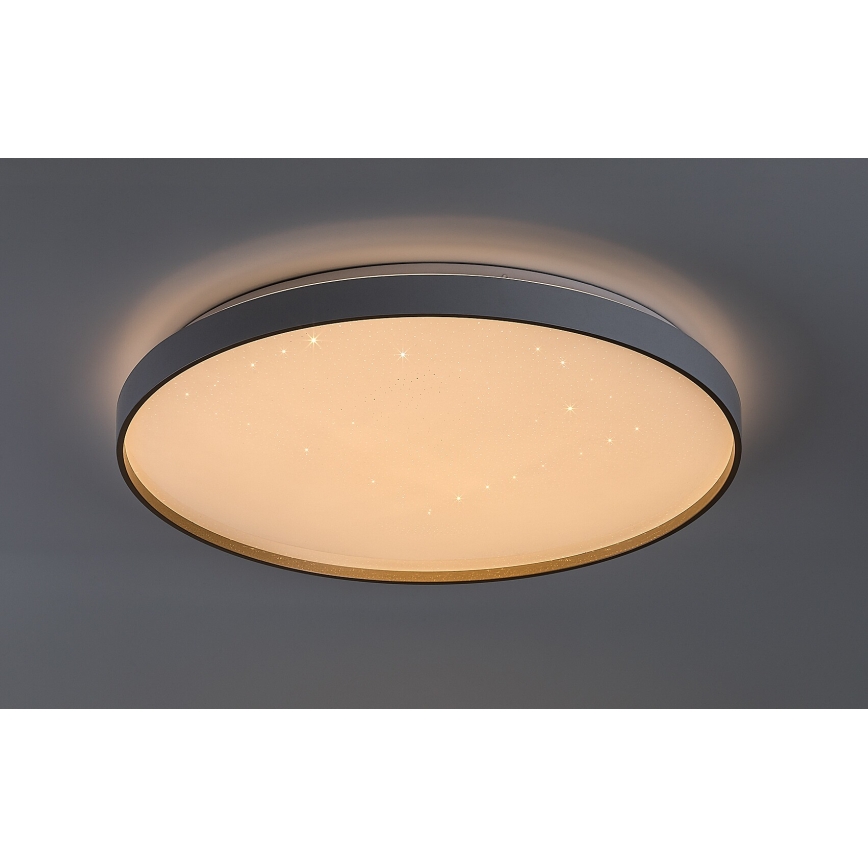 Rabalux - Dimbare LED-plafondlamp, 60 W, 230 V, 3000–6500 K, Ø 58 cm + afstandsbediening