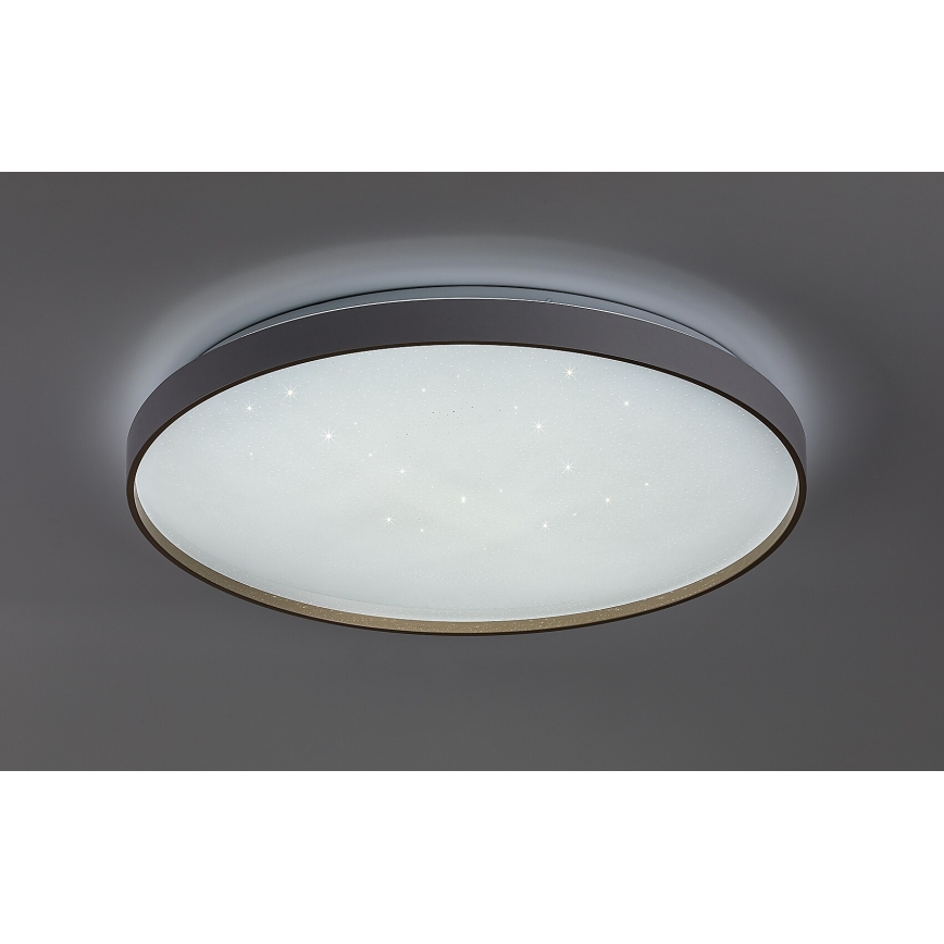 Rabalux - Dimbare LED-plafondlamp, 60 W, 230 V, 3000–6500 K, Ø 58 cm + afstandsbediening