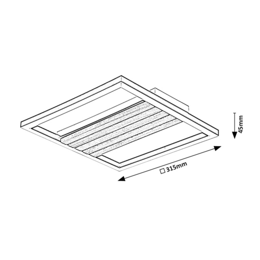 Rabalux - LED-plafondlamp 26W/230V 3000/4500/6000K