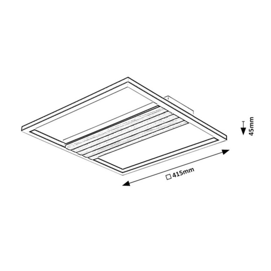 Rabalux - Plafonnier LED/30W/230V 3000/4500/6000K