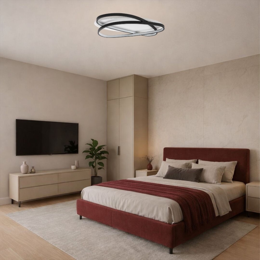 Rabalux - Plafonnier LED dimmable LED/57W/230V 3000-6000K 53x38 cm + télécommande