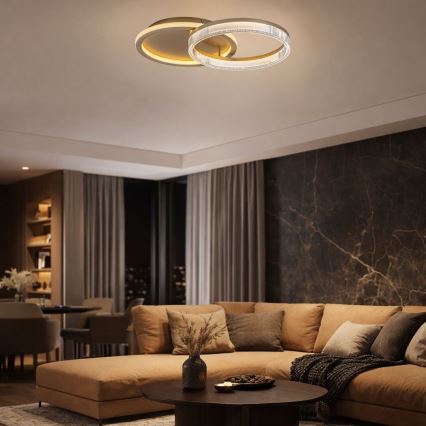 Rabalux - LED-dimbare plafondlamp LED/22W/230V 3000-6500K 53,5x35 cm + afstandsbediening