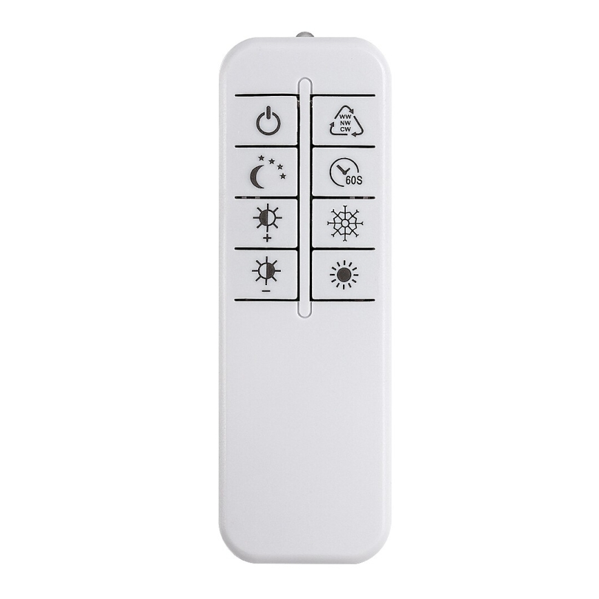 Rabalux - LED-dimbare plafondlamp LED/22W/230V 3000-6500K 53,5x35 cm + afstandsbediening