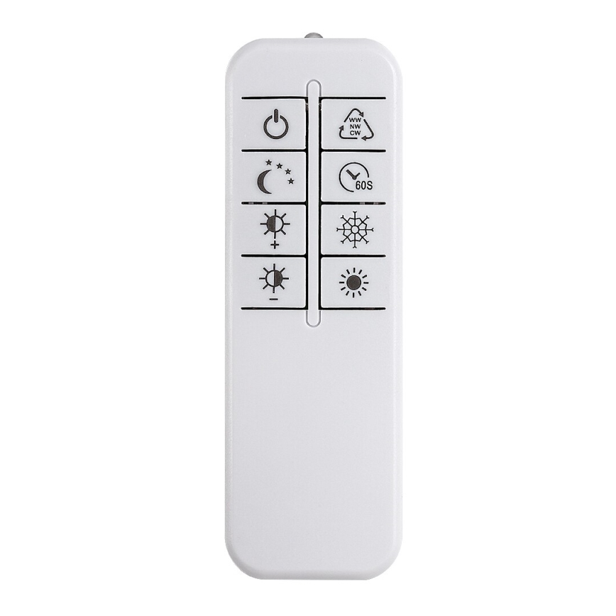 Rabalux - Plafonnier LED dimmable 18 W, 230 V, 3000–6500 K, Ø 33 cm + télécommande