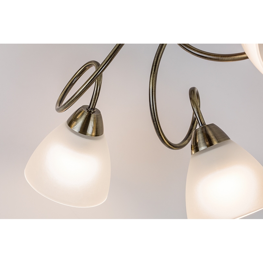 Rabalux - Plafonnier 5 lampes E27, 60 W, 230 V