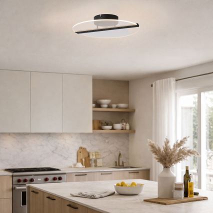 Rabalux - Plafonnier LED LED/20W/230V 3000 K Ø 41 cm noir/transparent