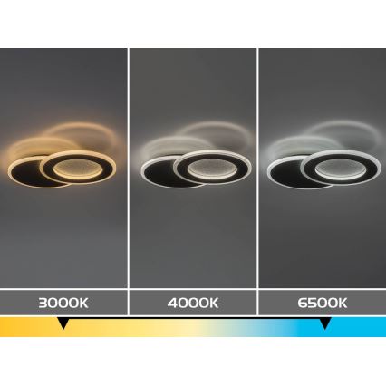 Rabalux - Plafonnier LED dimmable LED/24W/230V 3000-6500K 35x23 cm + télécommande