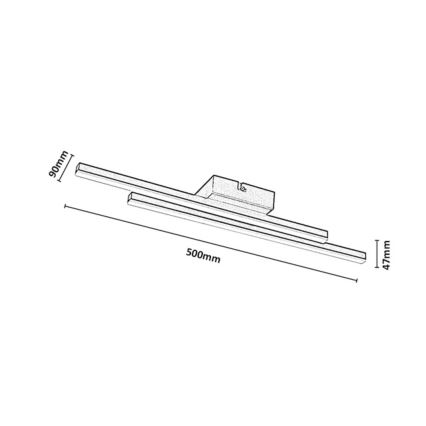 Rabalux - LED plafondlamp LED/12W/230V 3000K beige