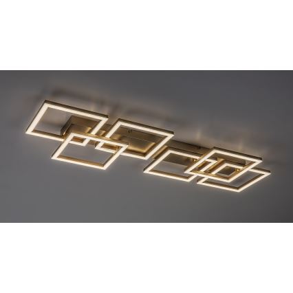 Rabalux - Plafonnier LED dimmable LED/40W/230V 3000-6500K 33x100 cm doré + télécommande
