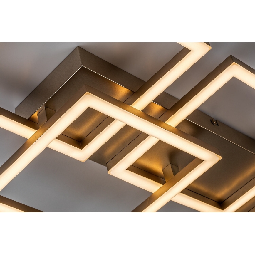 Rabalux - Plafonnier LED dimmable LED/40W/230V 3000-6500K 33x100 cm doré + télécommande