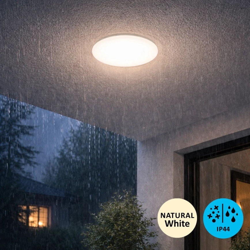 Rabalux - Plafonnier LED pour salle de bains LED/12W/230V IP44 4000K Ø 25,5 cm