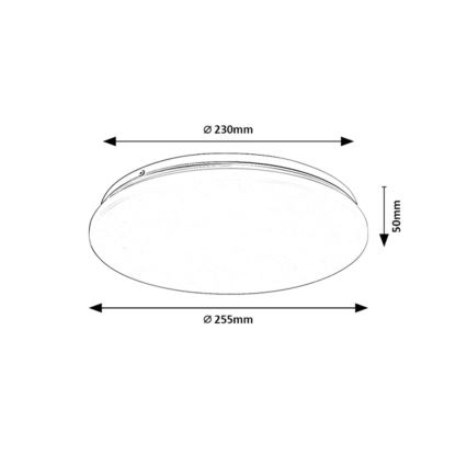 Rabalux - LED-plafondlamp LED/12W/230V 4000K Ø 25,5 cm