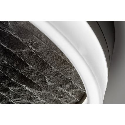 Rabalux - LED dimbare plafondlamp LED/24W/230V 3000-6500K Ø 40 cm zwart + afstandsbediening