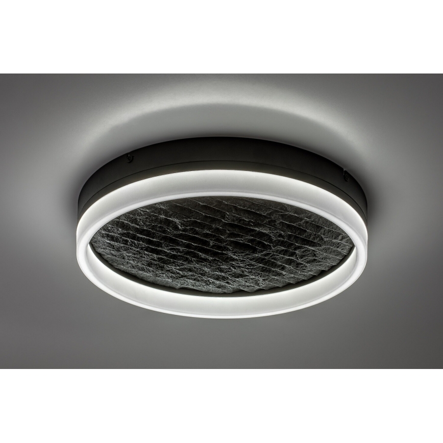 Rabalux - Plafonnier LED dimmable LED/24W/230V 3000-6500K Ø 40 cm noir + télécommande