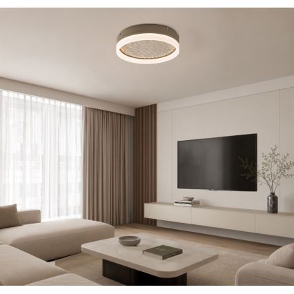 Rabalux - Dimbare LED-plafondlamp LED/24W/230V 3000-6500K Ø 40 cm beige + afstandsbediening