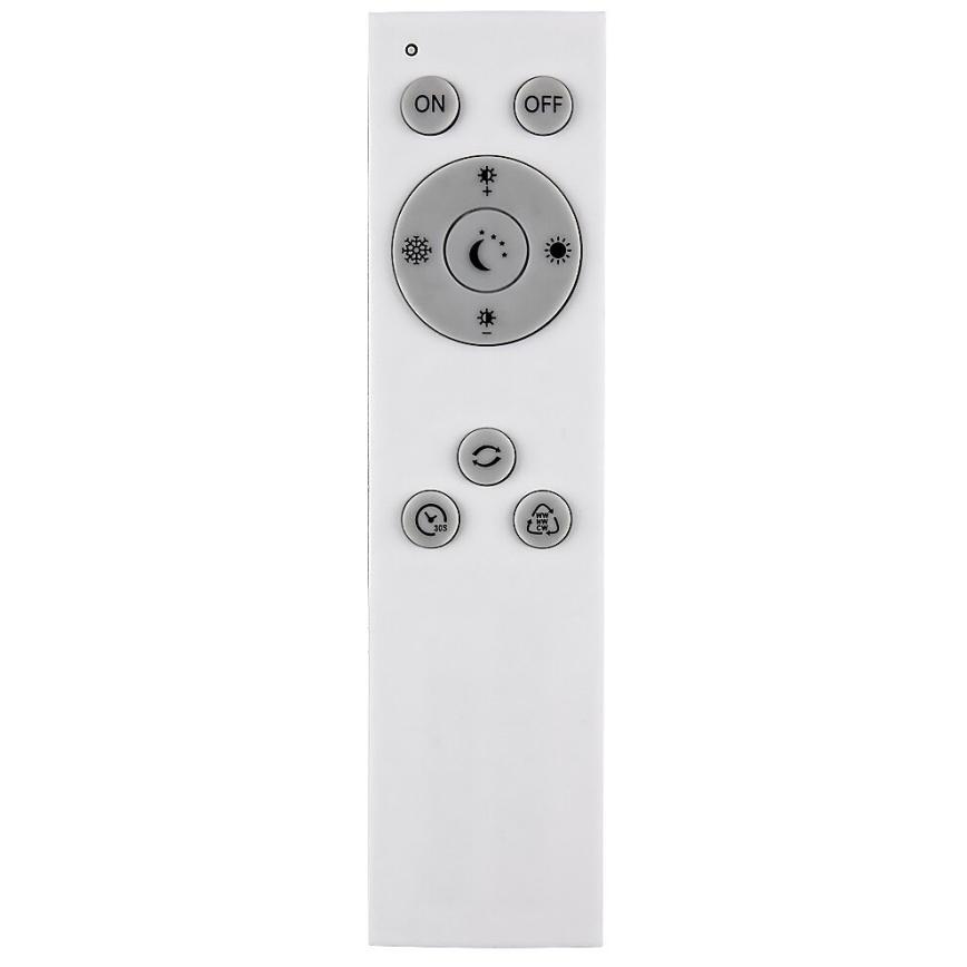 Rabalux - Suspension filaire à intensité variable LED/38W/230V 3000-6500K noir + télécommande