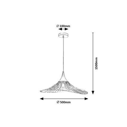 Rabalux - Suspension filaire 1xE27/60W/230V