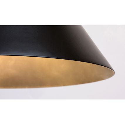 Rabalux - Hanglamp met kabel 1xE27/40W/230V Ø 25 cm zwart